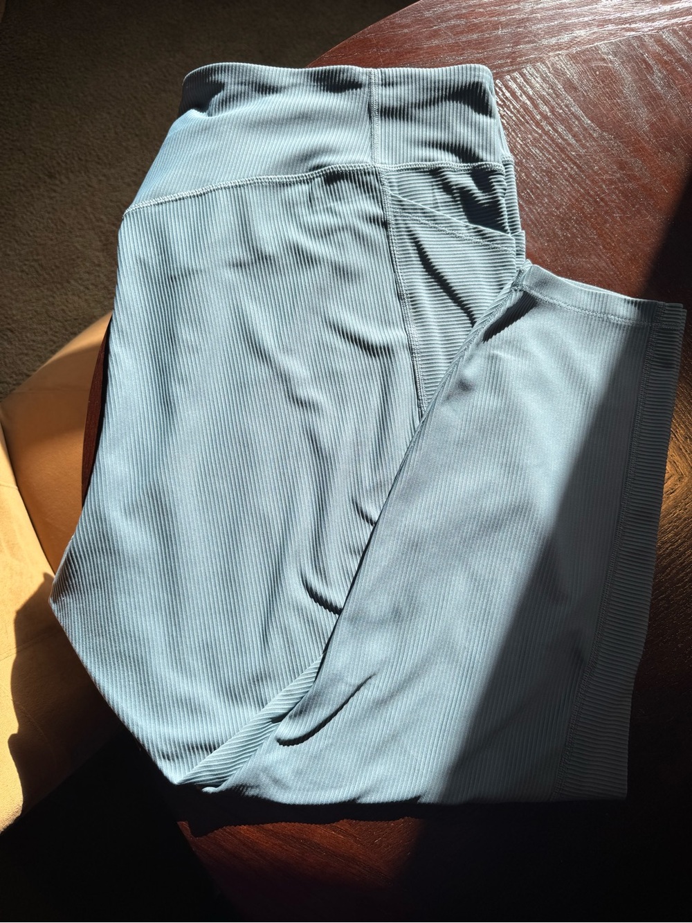Old Navy Ribbed Slate Gray/Blue Women’s High Rise Powersoft Active Leggings 3X